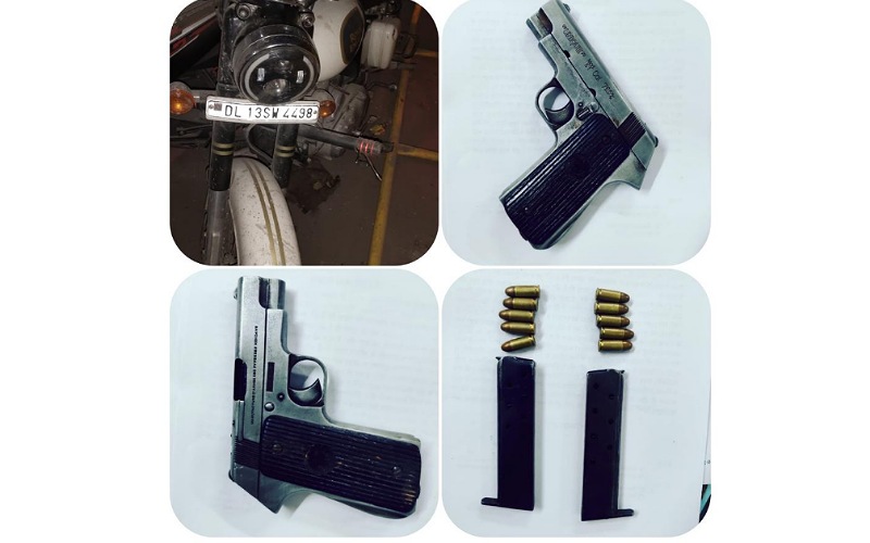 New Delhi: Jafrabad Police of the North East District apprehends desperate criminals, recovers Pistols and Motorcycle