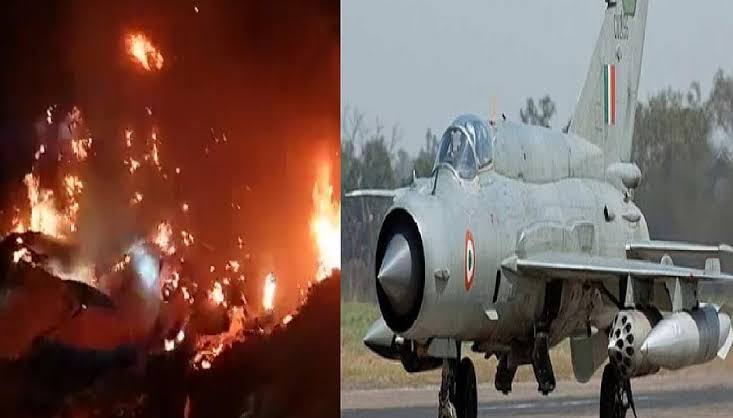Air Force fighter jet MiG-21 crashes in Rajasthan's Barmer, two pilots killed