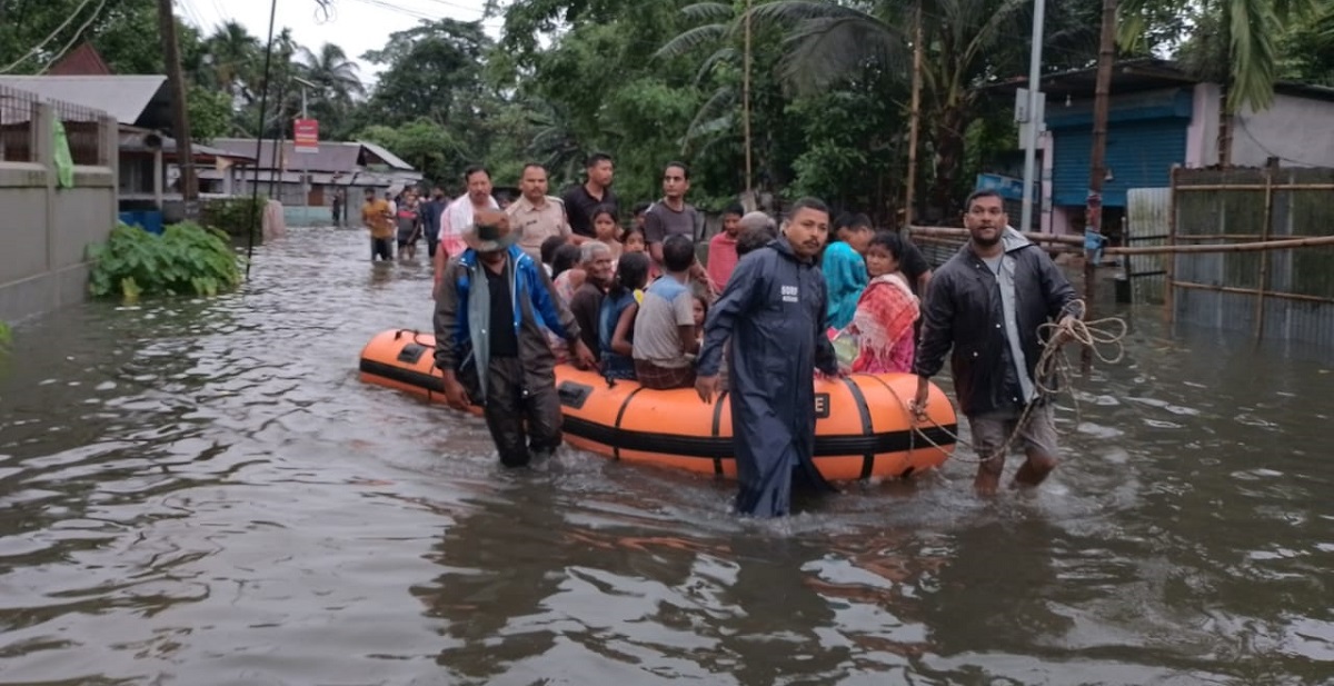 Floods in Assam and Tripura, 55 people died so far, over 19 lakh people affected
