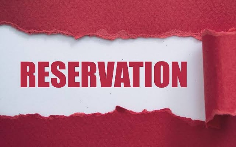 The Center distanced itself on the matter of reservation in the private sector