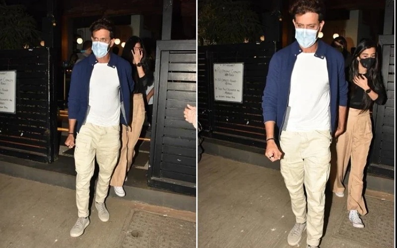 Hrithik Roshan spotted on a dinner date holding girl's hand