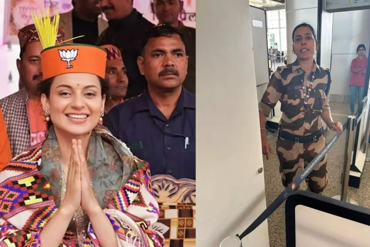 Actress Kangana Ranaut Slapped by CISF Constable in Chandigarh Airport