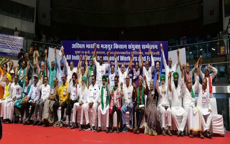 ALL INDIA JOINT CONVENTION OF WORKERS AND FARMERS HELD IN DELHI