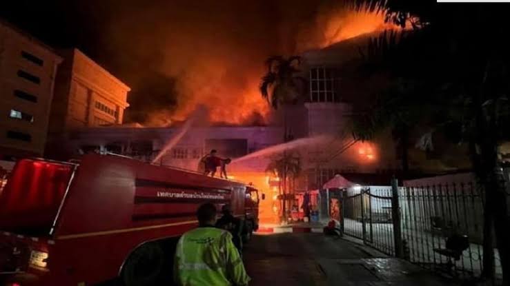 Combodia Hotel Fire : 10 dead, 30 injured in massive fire at Grand Diamond Hotel in Cambodia