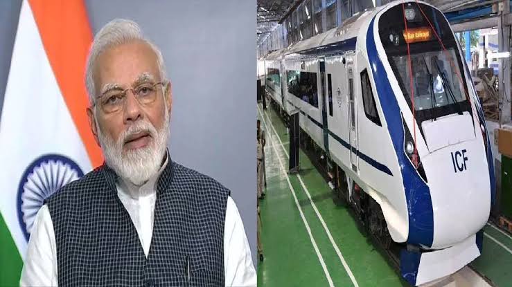 PM Modi inaugurates the first phase of Ahmedabad 'Metro Rail Project', flagged off the new 'Vande Bharat Express'