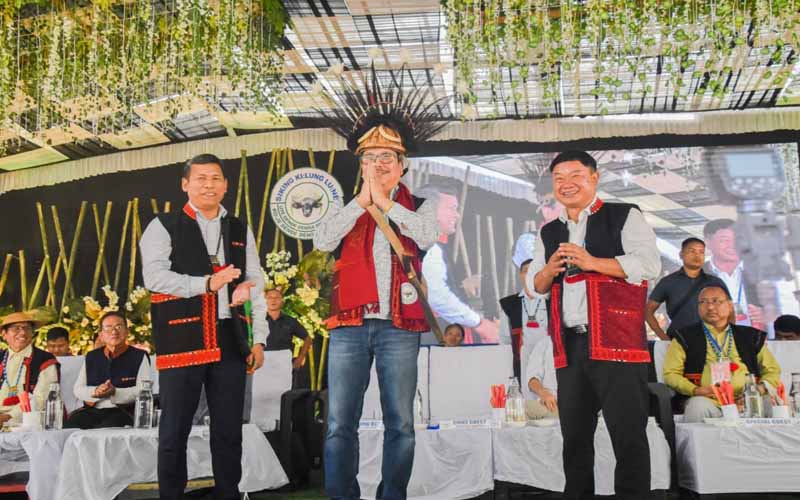 Deputy CM Mein joins the vibrant celebration of Solung festival at Boleng, Siang district