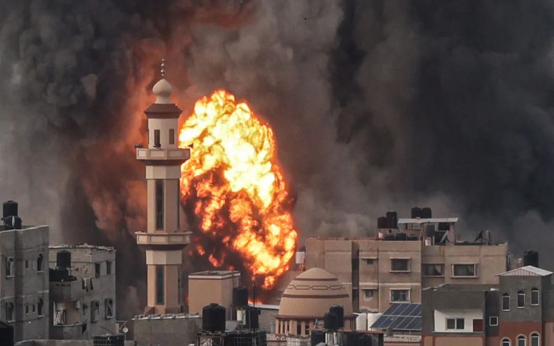 Israeli Strikes in Gaza Rafah Kill Over 20 Palestinians in Displaced Area