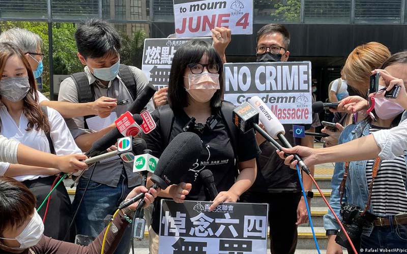 Annual Tiananmen Square vigil organizer in Hong Kong arrested, police get ready to prevent gathering for the massacre’s 32nd anniversary