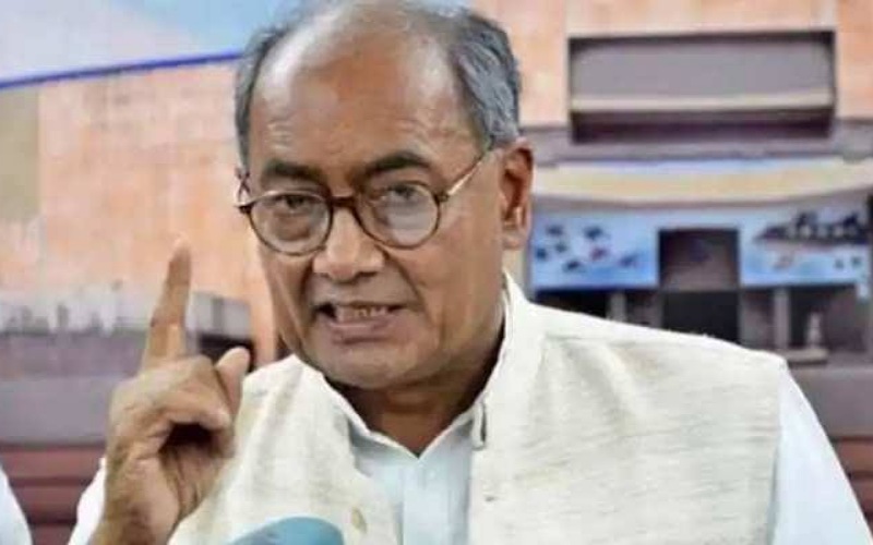 Case filed against former Chief Minister Digvijay Singh in violence case