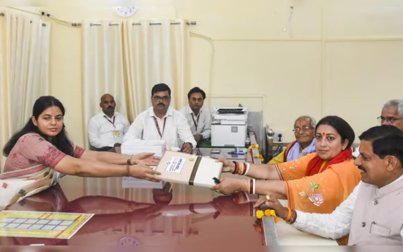 Lok Sabha Elections 2024: Smriti Irani Files Nomination Papers from Amethi, Congress Yet To Announce