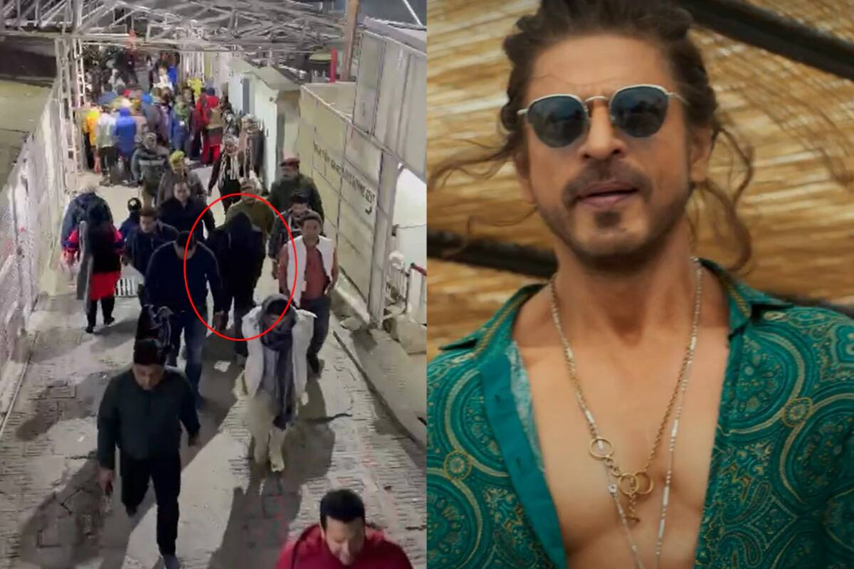 Shahrukh Khan reaches Vaishno Devi before the release of film Pathan, Watch Video Here
