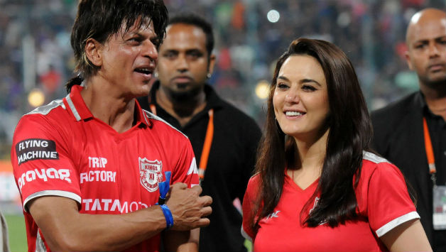 Preity Zinta doing rushed rounds on the twitter and world of money today.