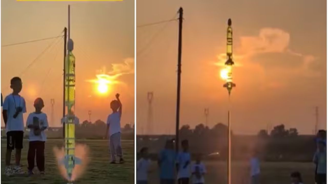 Chinese Students’ DIY Two-Stage Water Rocket Launch Goes Viral, Stuns the Internet