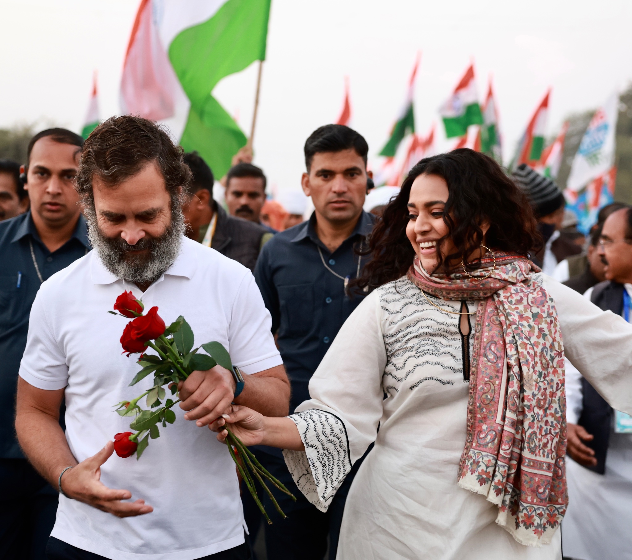 Swara Bhaskar Joins Rahul Gandhi In Bharat Jodo Yatra, Calls It A Radical New Imagination