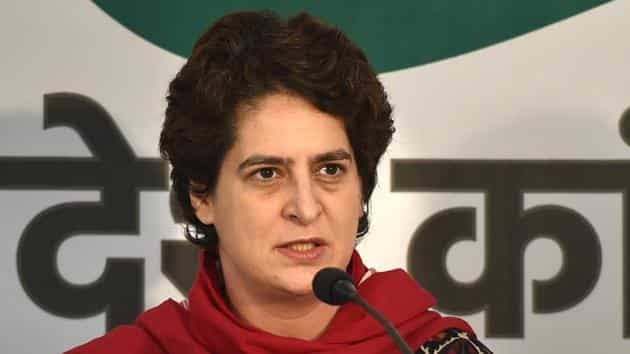 Congress leader Priyanka Gandhi Vadra promised farm loan waiver, twenty lakh government jobs.