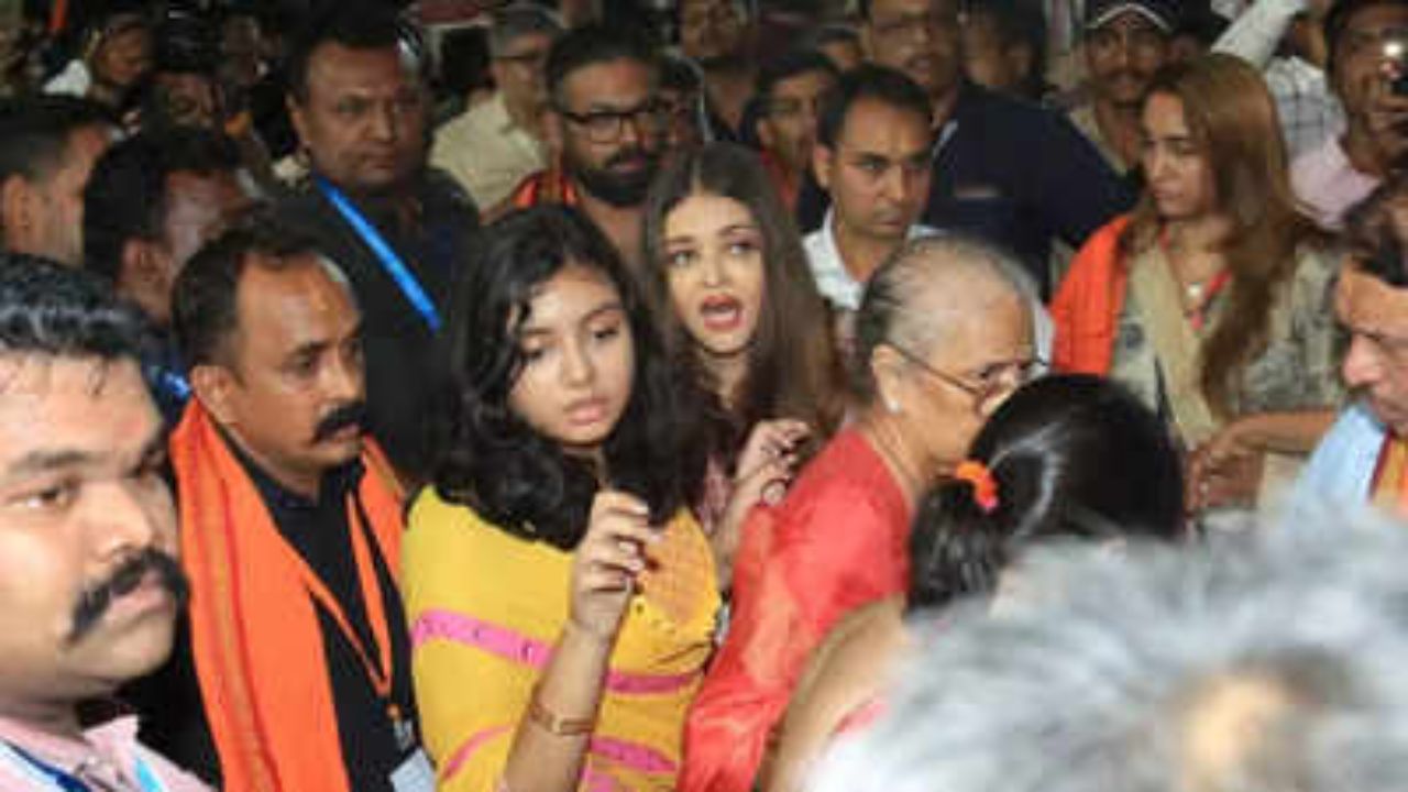 Aishwarya Rai, Aaradhya Visit GSB Ganesh Pandal, Fans Notice Abhishek Bachchan’s Absence