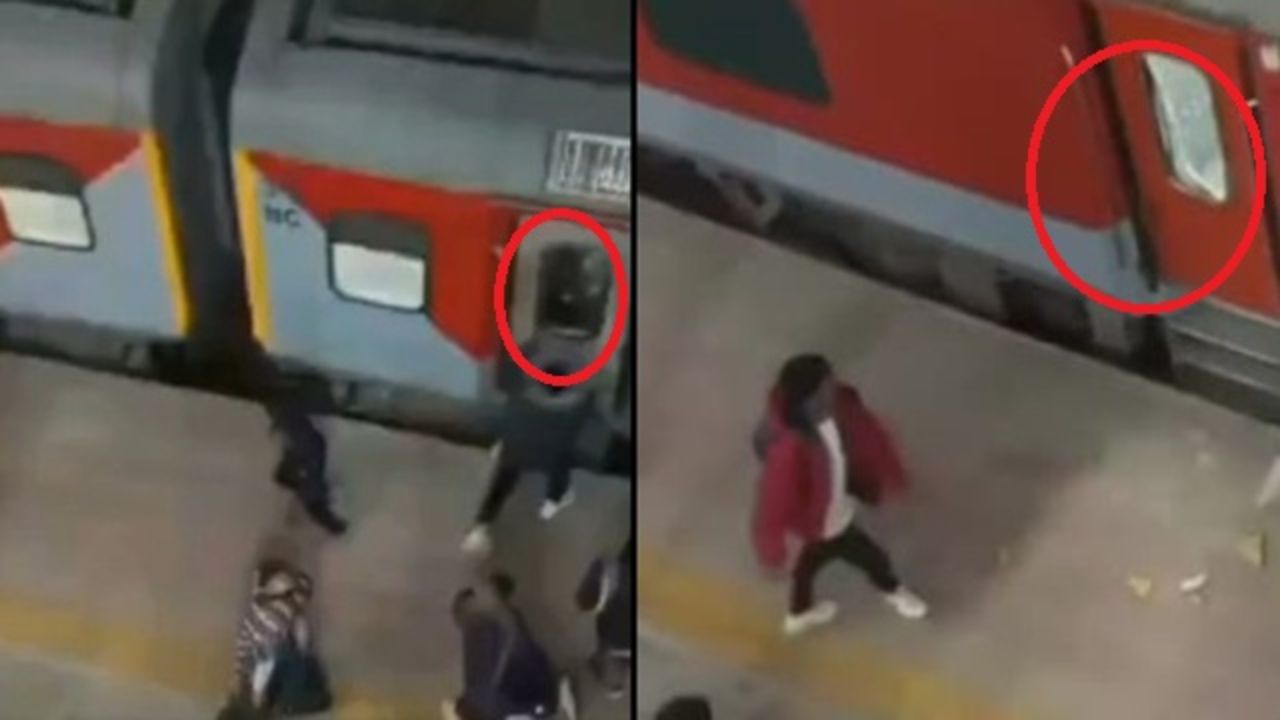 Mahakumbh Chaos: Devotees in Bihar Pelt Train with Stones After Failing to Board