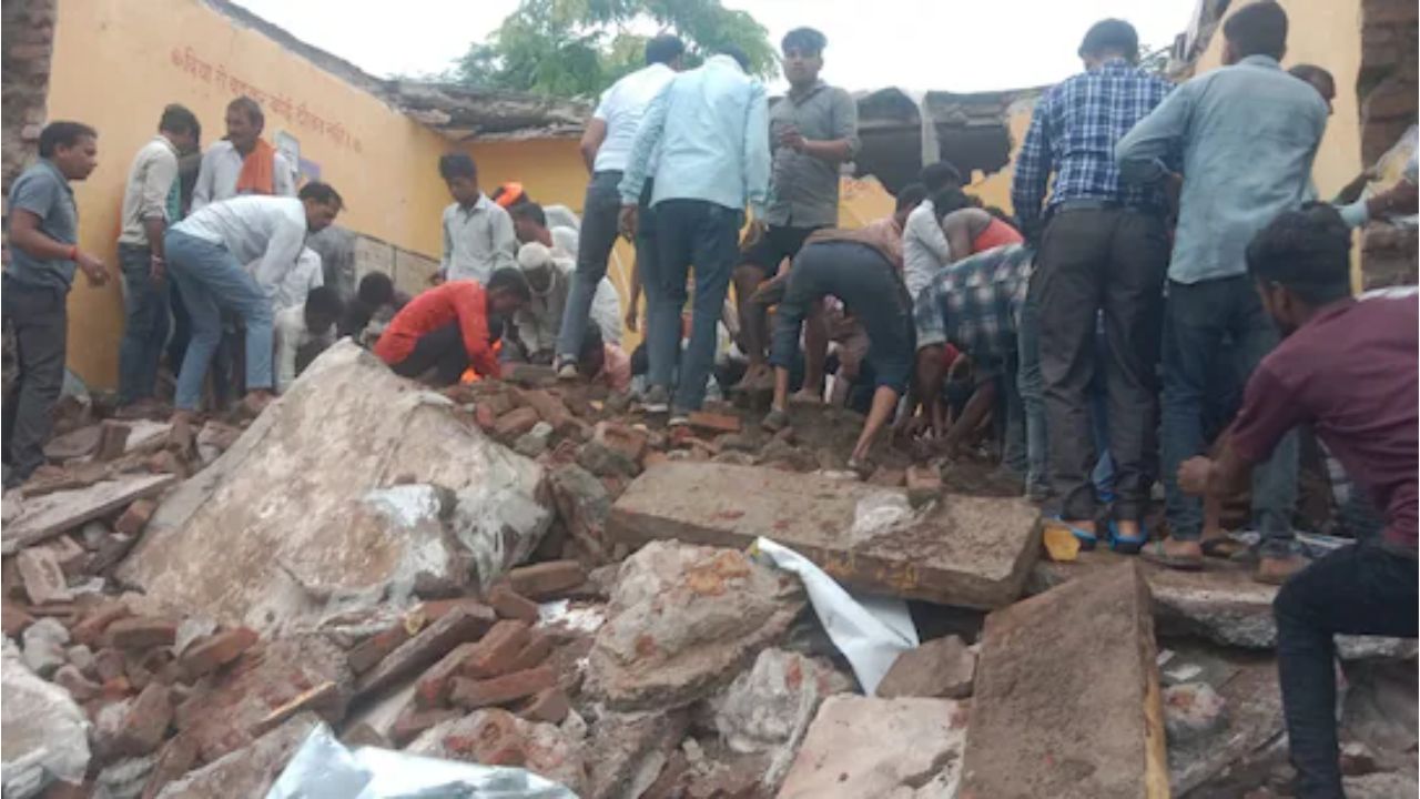 4 Children Dead as Rajasthan School Building Collapses; Around 40 Feared Trapped