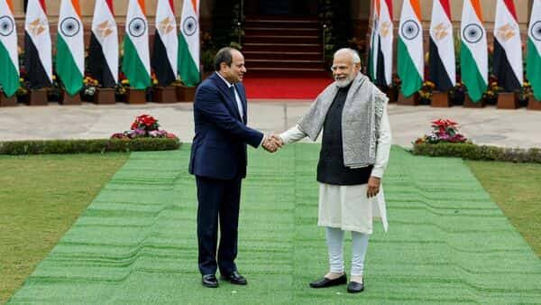 PM Modi welcomed the President of Egypt, said - this is a matter of honor and joy for the whole of India