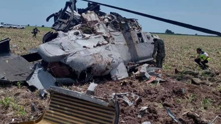 Navy helicopter crashes in Mexico, 14 killed in accident