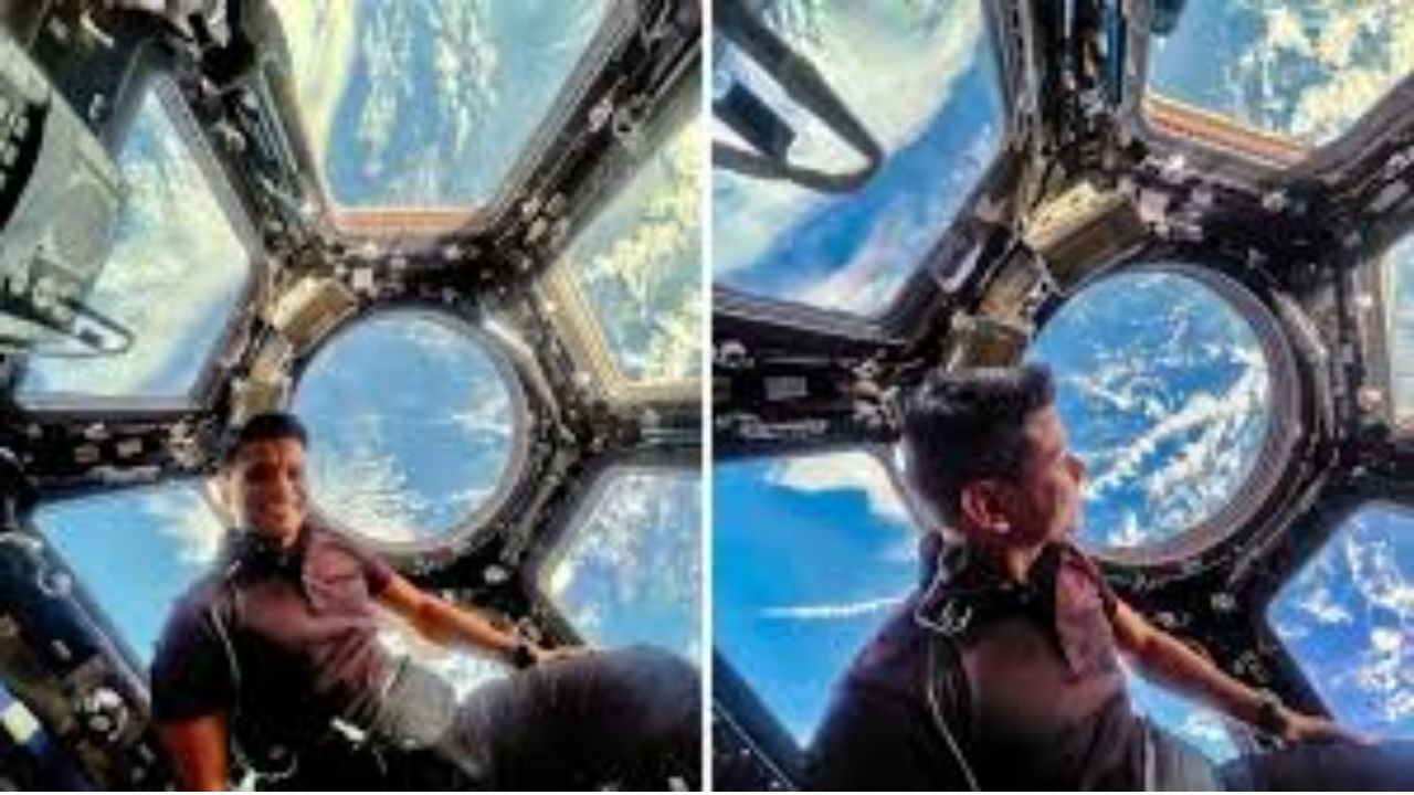 Shubhanshu Shukla on ISS Visible Over Tamil Nadu Skies