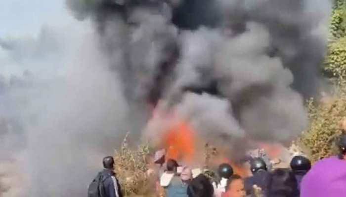 Passenger plane crashed at Pokhara airport in Nepal, 40 people died so far 