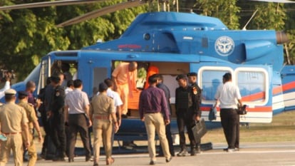 CM Yogi Varanasi Visit: Bird collides with CM Yogi's helicopter, emergency landing in Varanasi