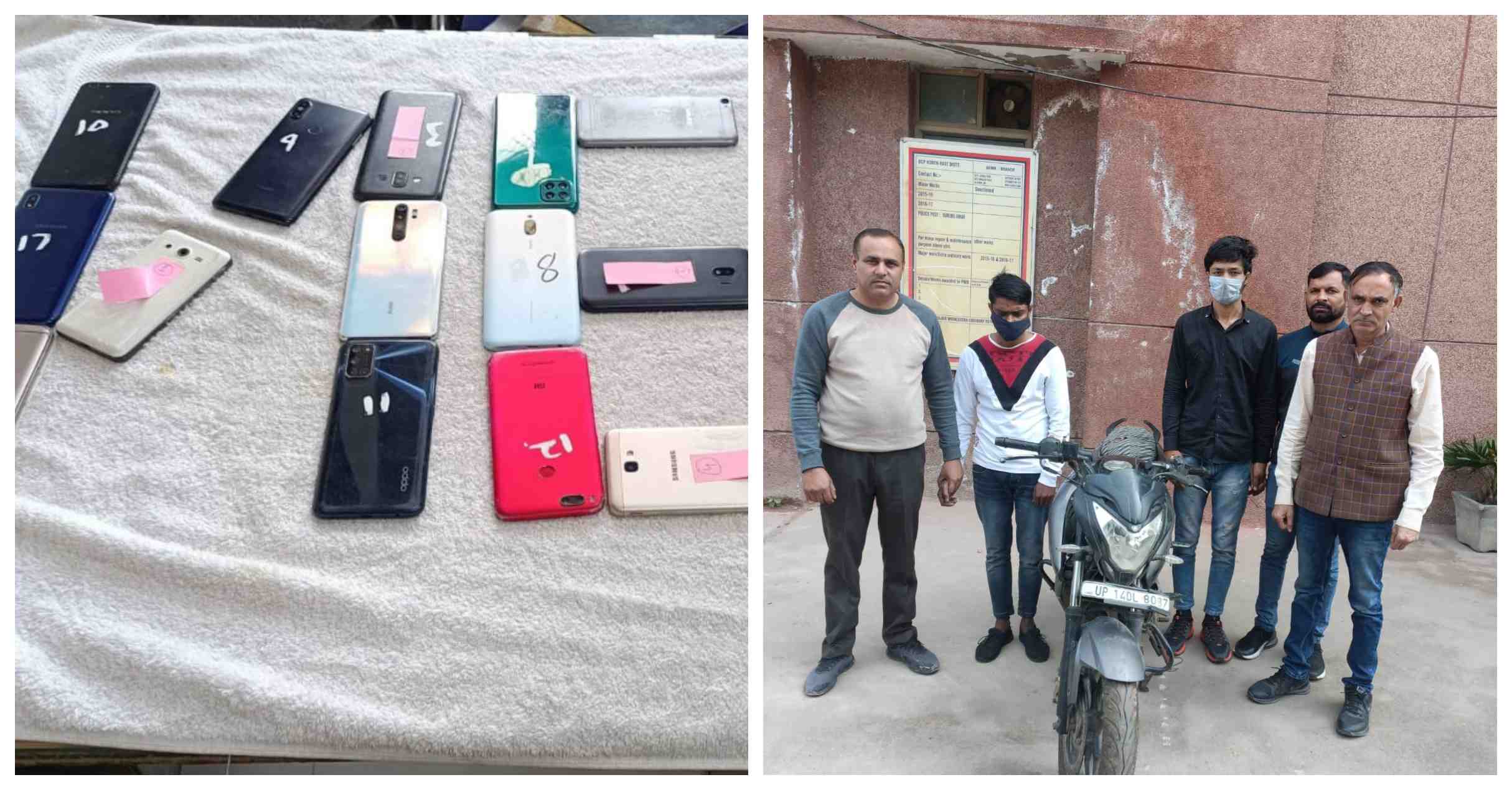 Special Police team of North East Delhi arrested two desperate active snatchers