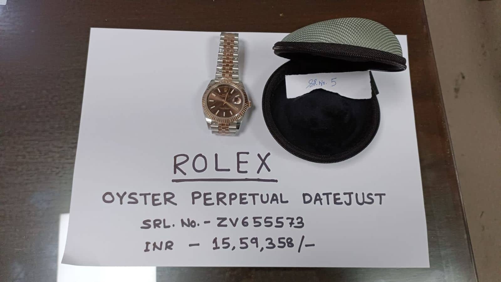 Delhi Crime News : Custom seized seven watches from Delhi airport, one worth 27 crores