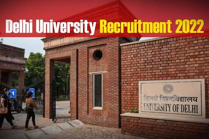 Delhi University Recruitment 2022:  DU college has recruited 104 faculty posts, you can apply for these posts