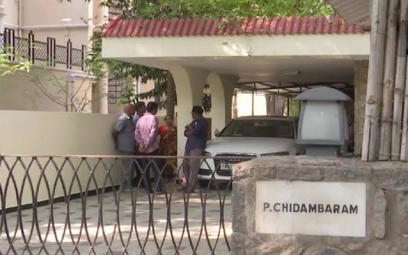 Chidambaram family : CBI raids are going on at many places