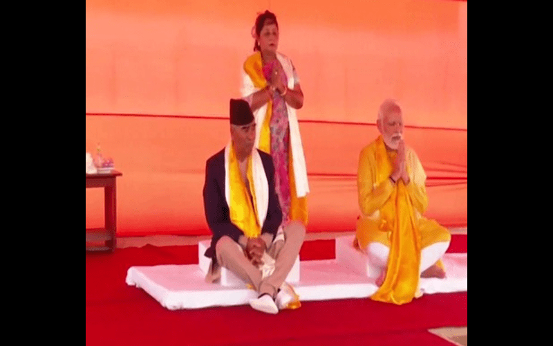 PM Modi lays foundation stone of India International Centre for Buddhist Culture and Heritage in Nepal’s Lumbini
