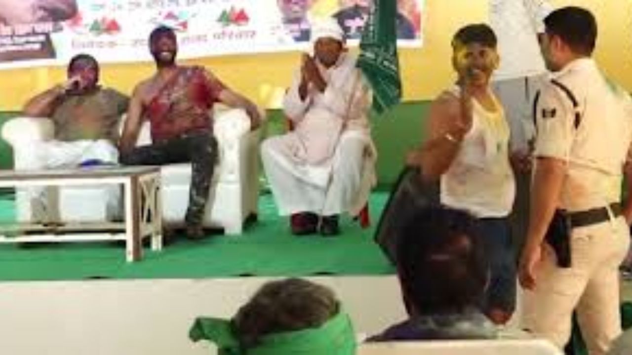 Tej Pratap Yadav Tells Cop to Dance at Holi Event, BJP Slams ‘RJD Culture’