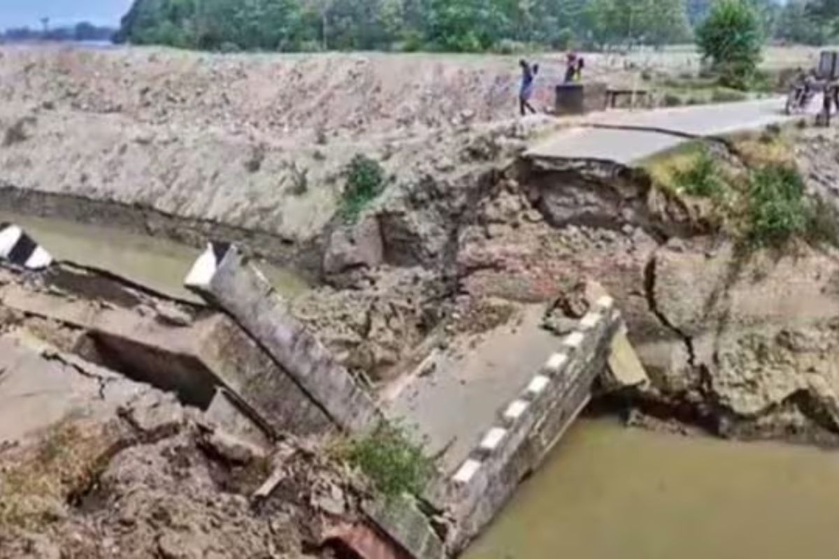 Seventh Bridge Collapse in Bihar Siwan District in 15 Days: Details Inside