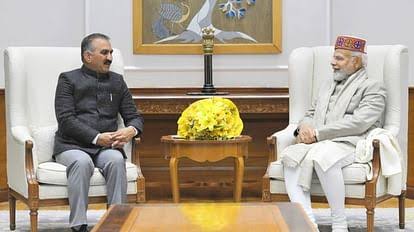 Himachal CM Sukhwinder Singh Sukhu met the Prime Minister, PMO tweeted the information
