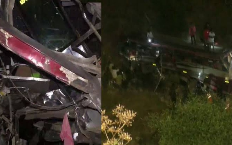 Tragic road accident in Chittoor, Andhra Pradesh, 7 killed, 45 injured