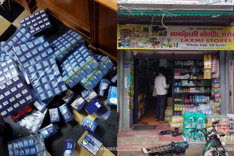 Assure IP Protection Agency and IPREC, Chennai Police Unit raided a store that sells Counterfeit All Out Products. Accused arrested