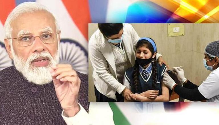 PM congratulates 40 lakh kids vaccinated on the first day