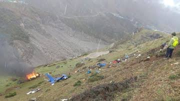 LIVE: Kedarnath Helicopter Crash: Helicopter crashed in Kedarnath, six people died
