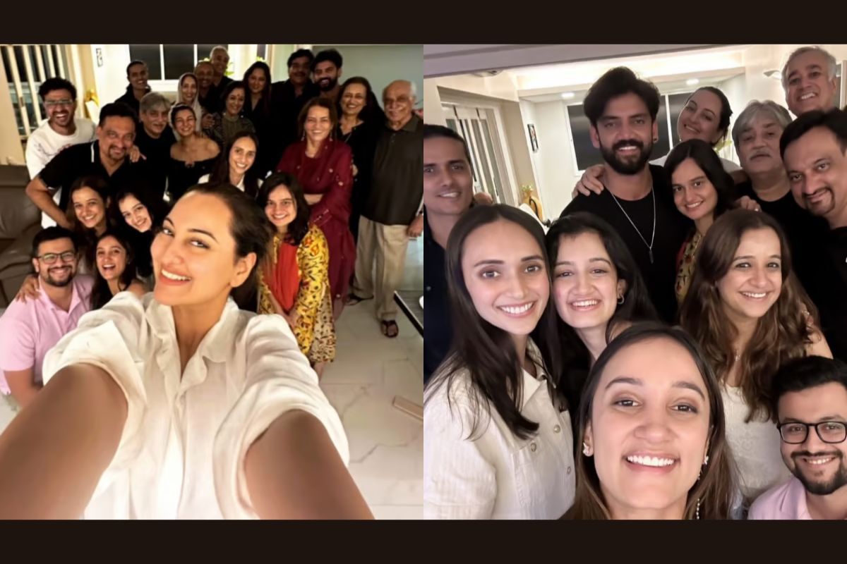 Sonakshi Sinha and Zaheer Iqbal Family Get-Together,Shatrughan Sinha Beams with Joy