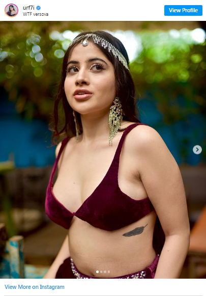 Urfi Javed reacted to a comment made on her, she is called cheap for donning a bikini
