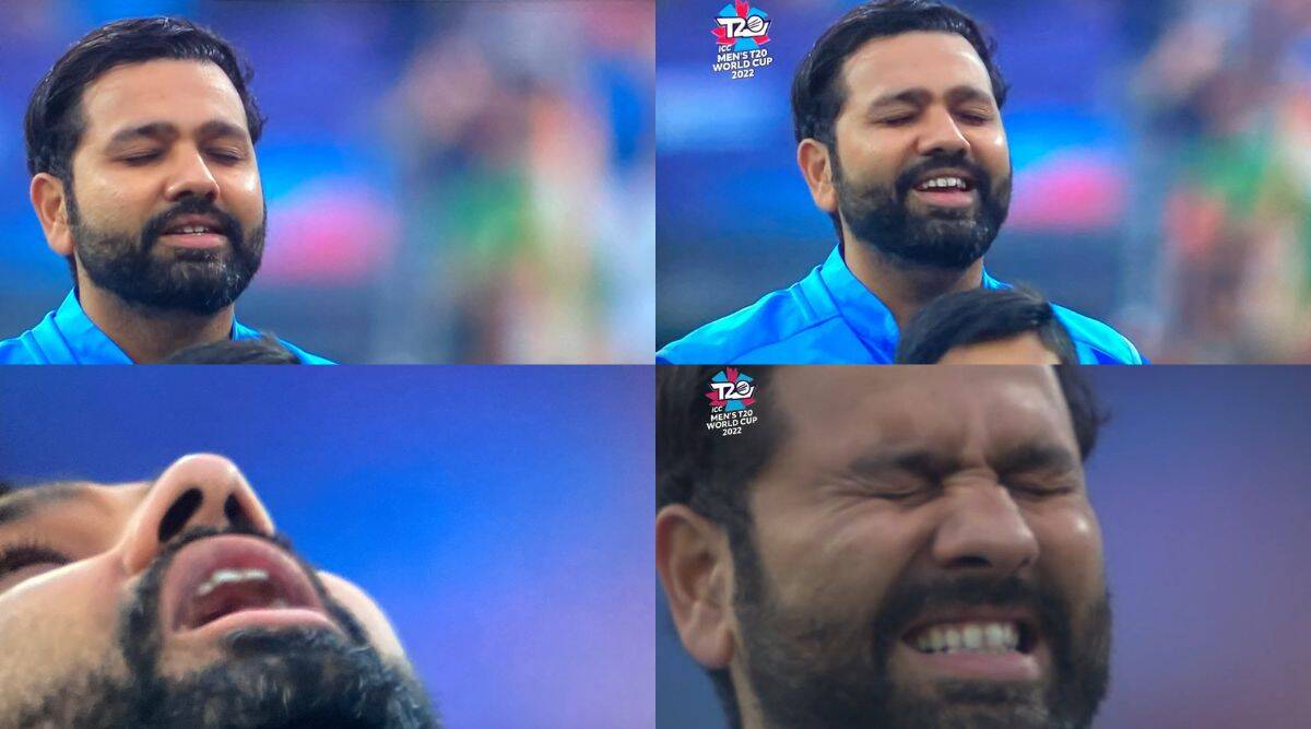 Rohit Sharma gets emotional while singing The National Anthem, Sheds Tears