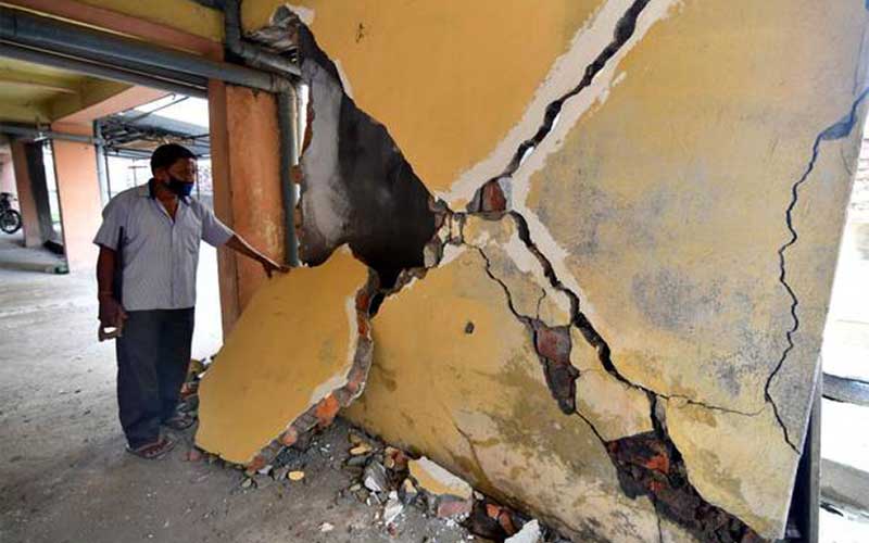 Earthquake 3.6 magnitude hit the Assam's Tezpur