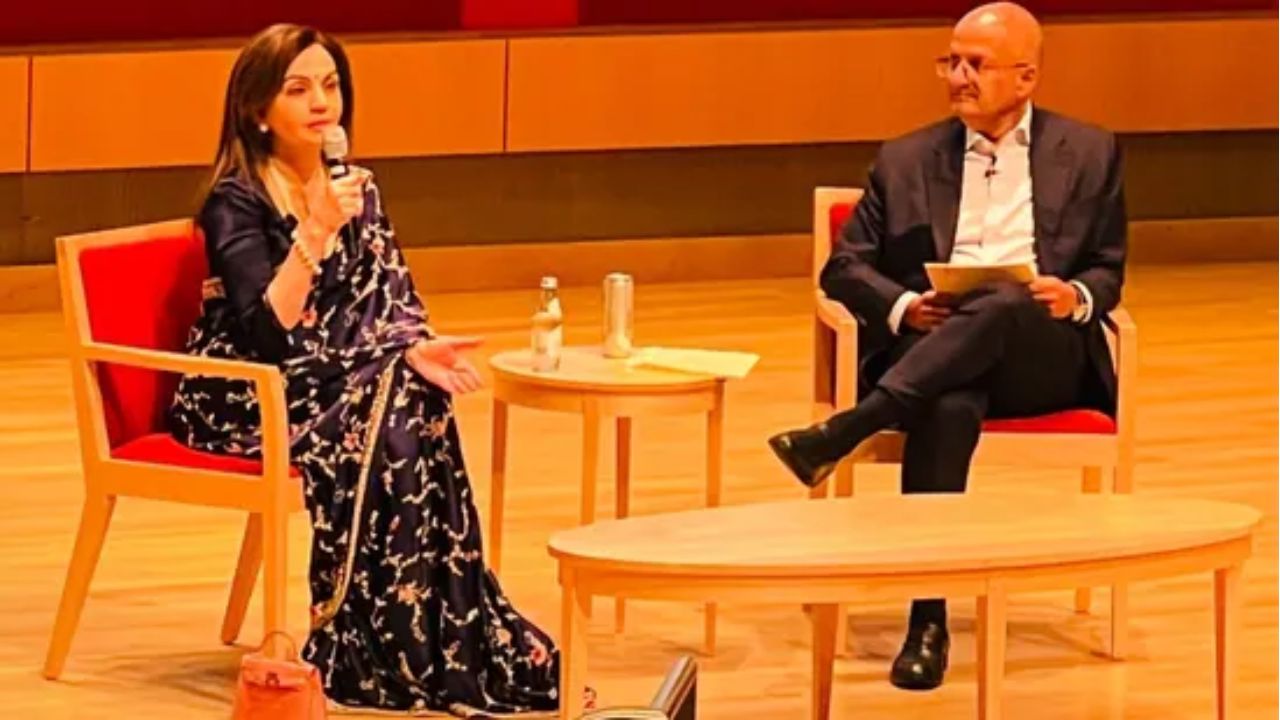 Nita Ambani’s Rapid-Fire Response on Mukesh Ambani Wins Hearts at Harvard