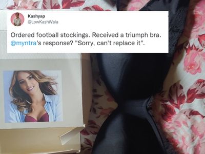 Man orders soccer stockings, receives women' innerwear instead