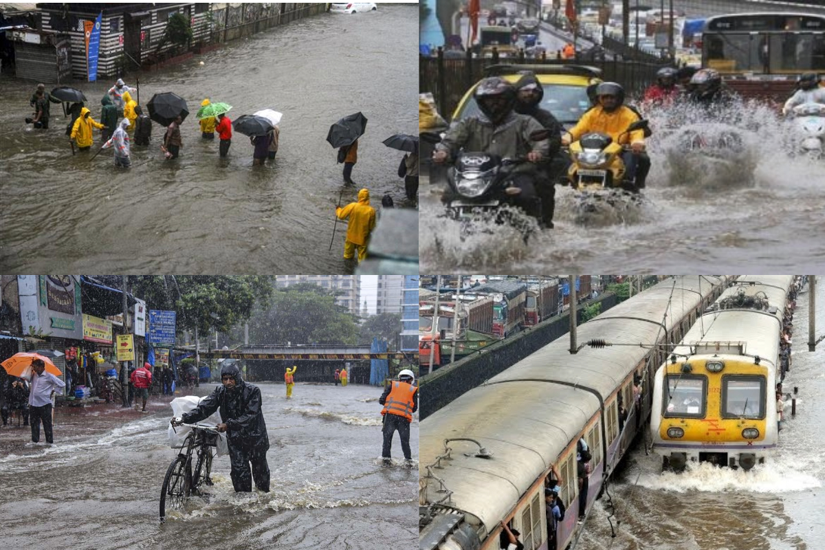 Heavy Rains Batter Mumbai for Third Day: Train Delays and Submerged Subways