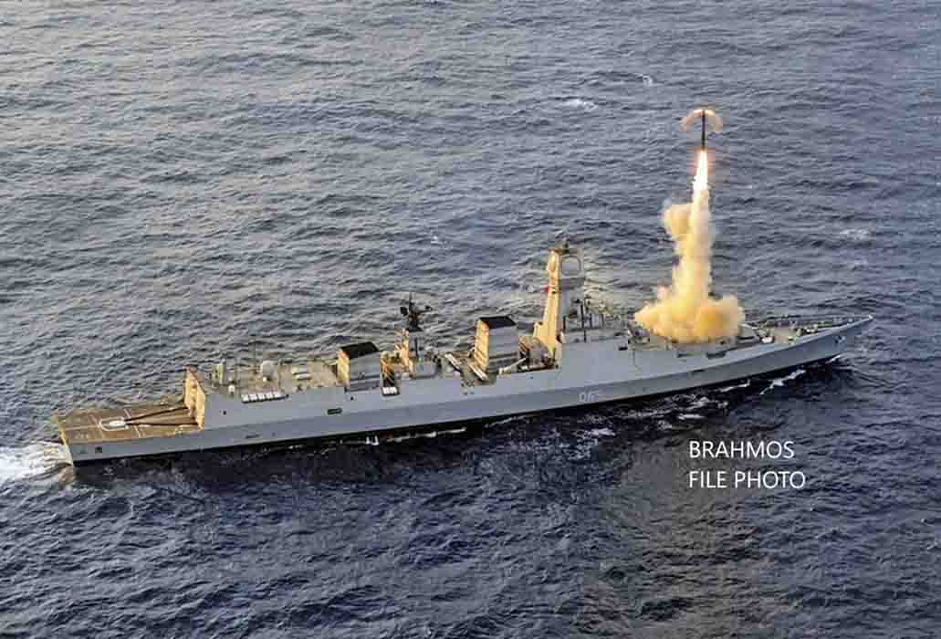 BrahMos Supersonic Cruise Missile Successfully Test Fired from INS Chennai
