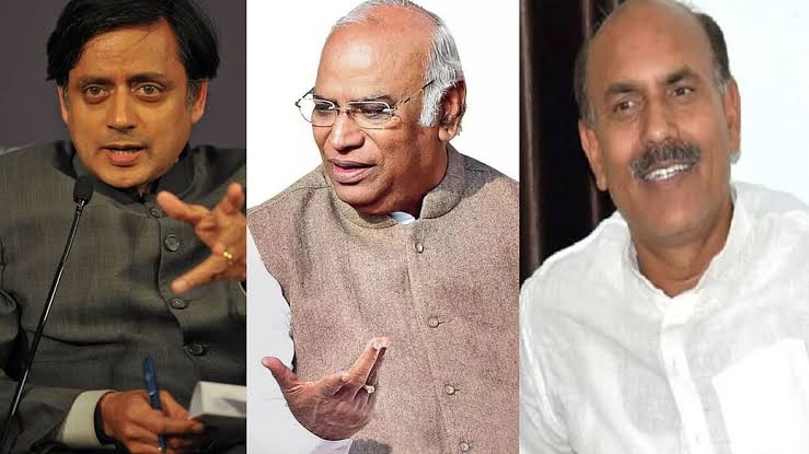 KN Tripathi's nomination for the post of Congress President canceled, there will be a contest between Kharge and Tharoor