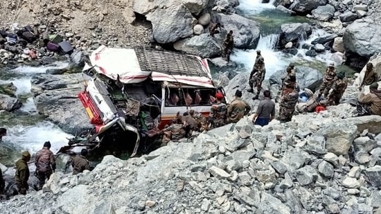 7 Indian Army personnel lost their lives in a vehicle accident in Turtuk Sector, Ladakh 