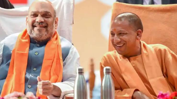 UP CM Yogi Adityanath meets Home Minister Amit Shah in Delhi